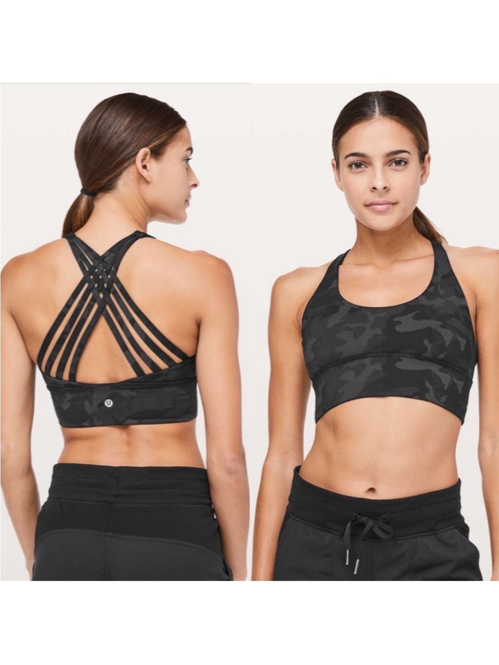 lululemon athletica free to be moved camo bra